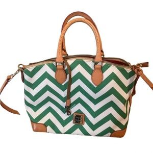 Dooney & Bourke Chevron print handbag
